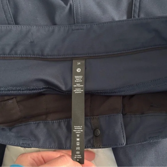 Lululemon ABC Pant Slim Warpstreme True Navy 34x33 Chinos & Khakis